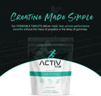 ACTIVTAB Creatine Chews | Sweet Vanilla Flavor