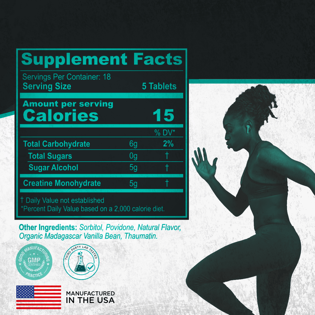 ACTIVTAB Creatine Chews | Sweet Vanilla Flavor