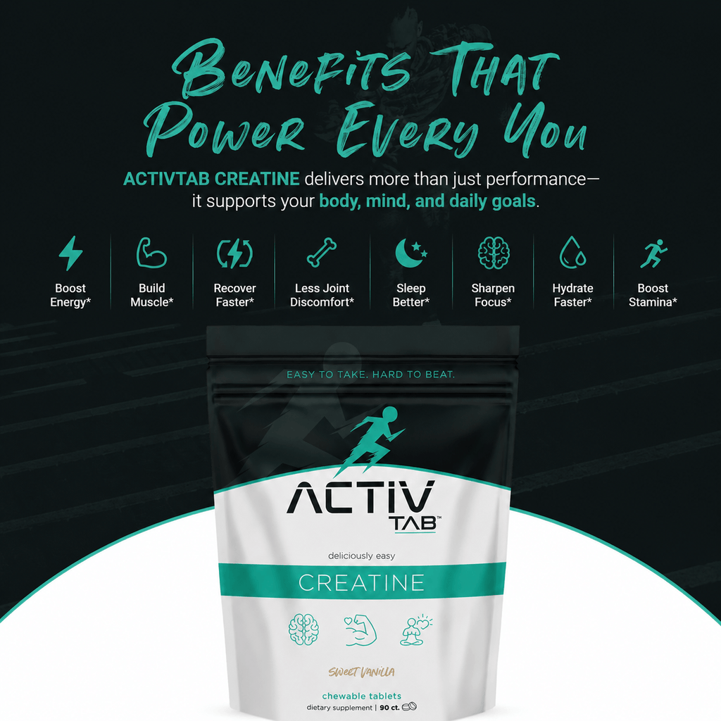 ACTIVTAB Creatine Chews | Sweet Vanilla Flavor