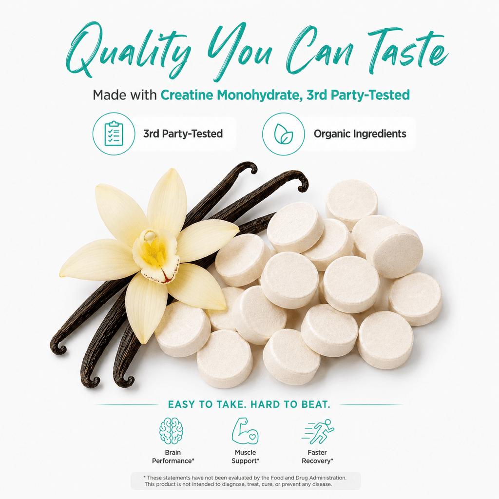 ACTIVTAB Creatine Chews | Sweet Vanilla Flavor